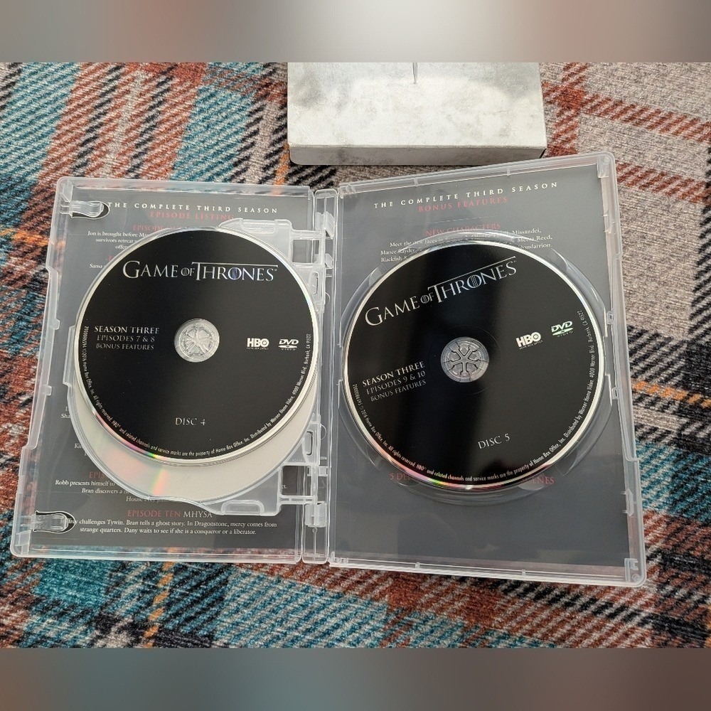 Game of Thrones The Complete Third Season DVD HBO Box Set - Picture 5 of 5